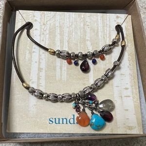 Sundance jewelry tiered necklace
